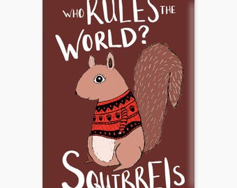 Squirrels Magnet