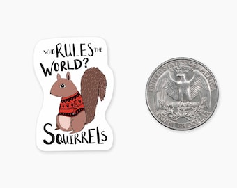 Squirrels - Mini Sticker