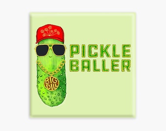 Pickle Baller Magnet