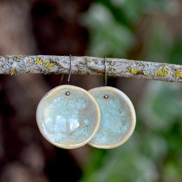 Ceramic Earrings Etsy