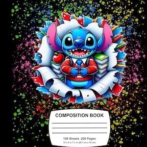 Themed Composition Notebook: Retro Candy Design, College Ruled