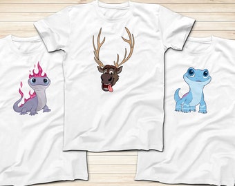 Swen and Bruni Shirts, Chill Bruni and Flaming Bruni Shirts, Disney Frozen Shirt, Adults and Kids Shirts, Family Disney Trip, Short Sleeve