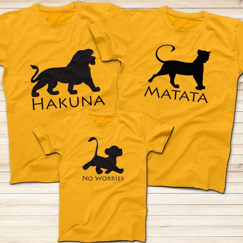 Hakuna Matata Couples Chirts Mufasa 