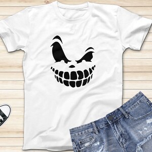 Evil Smile Halloween T-Shirt: Funny Graphic Tee
