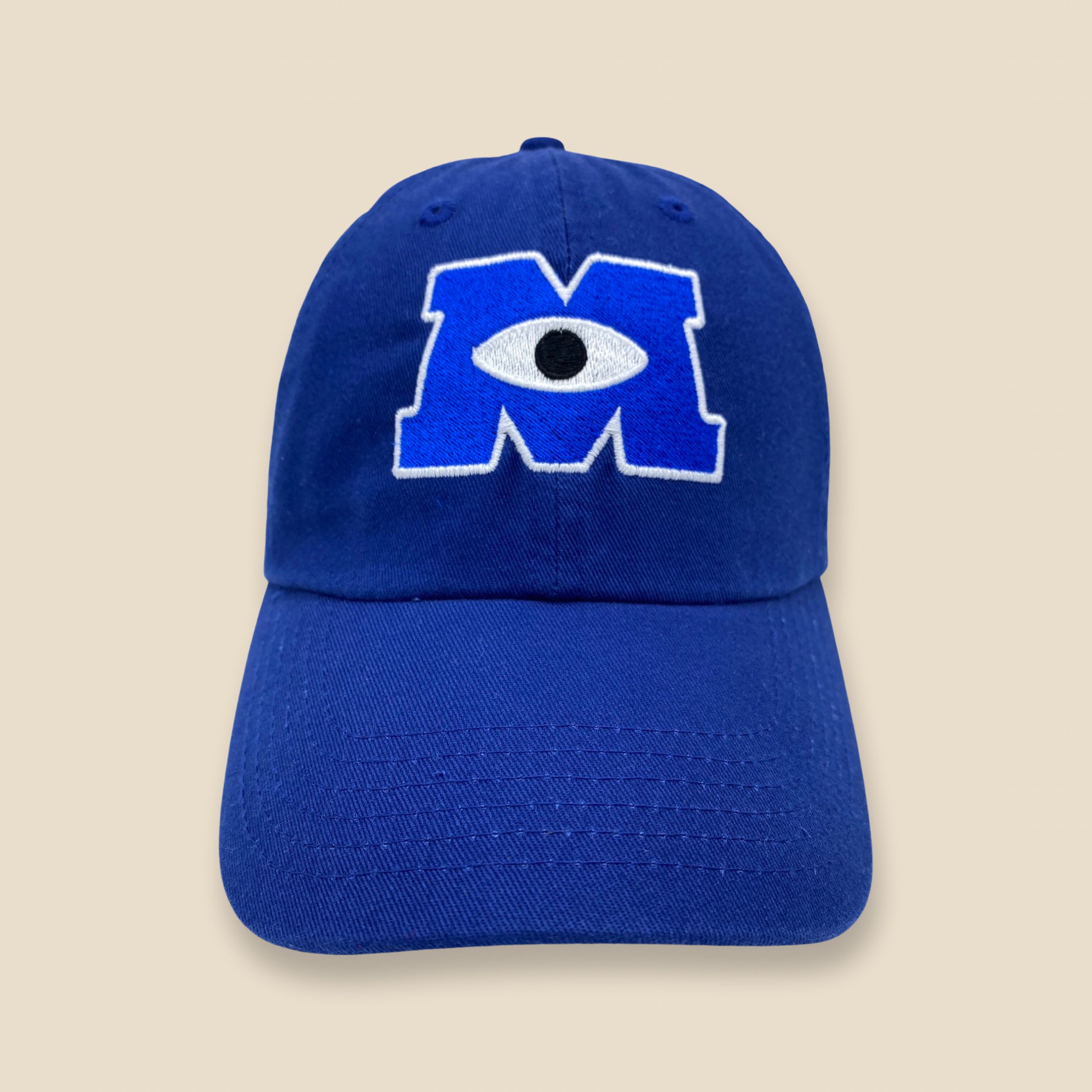 Monsters University Embroidered Hat: Adjustable Baseball Cap 