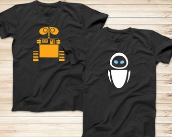 Wall E Eve Shirts Etsy Wall E Eve Shirts Etsy