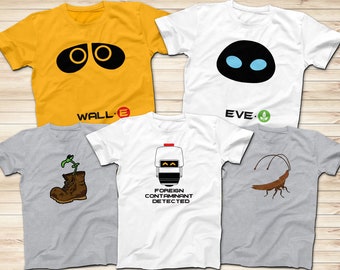 Wall E Eve Shirts Etsy