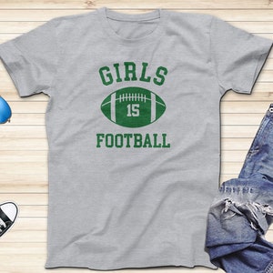 Green Girls Football T-shirt: Friends Series Inspired Tee