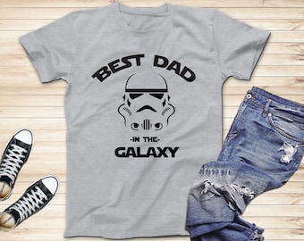 Best Dad In The Galaxy Stormtrooper Shirt, Star Wars Disney Shirt, Fathers Day Short Sleeve Shirt, Vacation Trip Shirts, Disney Trip Shirt