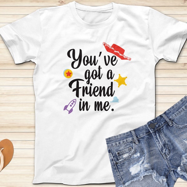 Toy Story Inspired T-Shirts, You've Got a Friend in Me with Toys Around, Vacation Trip T-Shirts, Family T-Shirts, Vacation Couples Shirts