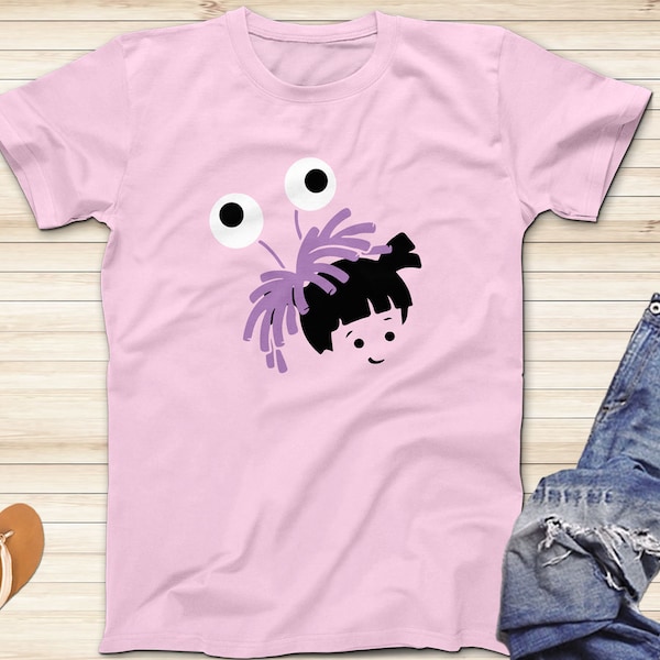 T-shirt Boo, Monsters Boo Shirt, Monsters Inc, Monsters University Disney World Camicia, Viaggio di compleanno, Adulti Bambini Dimensioni, Camicia a maniche corte