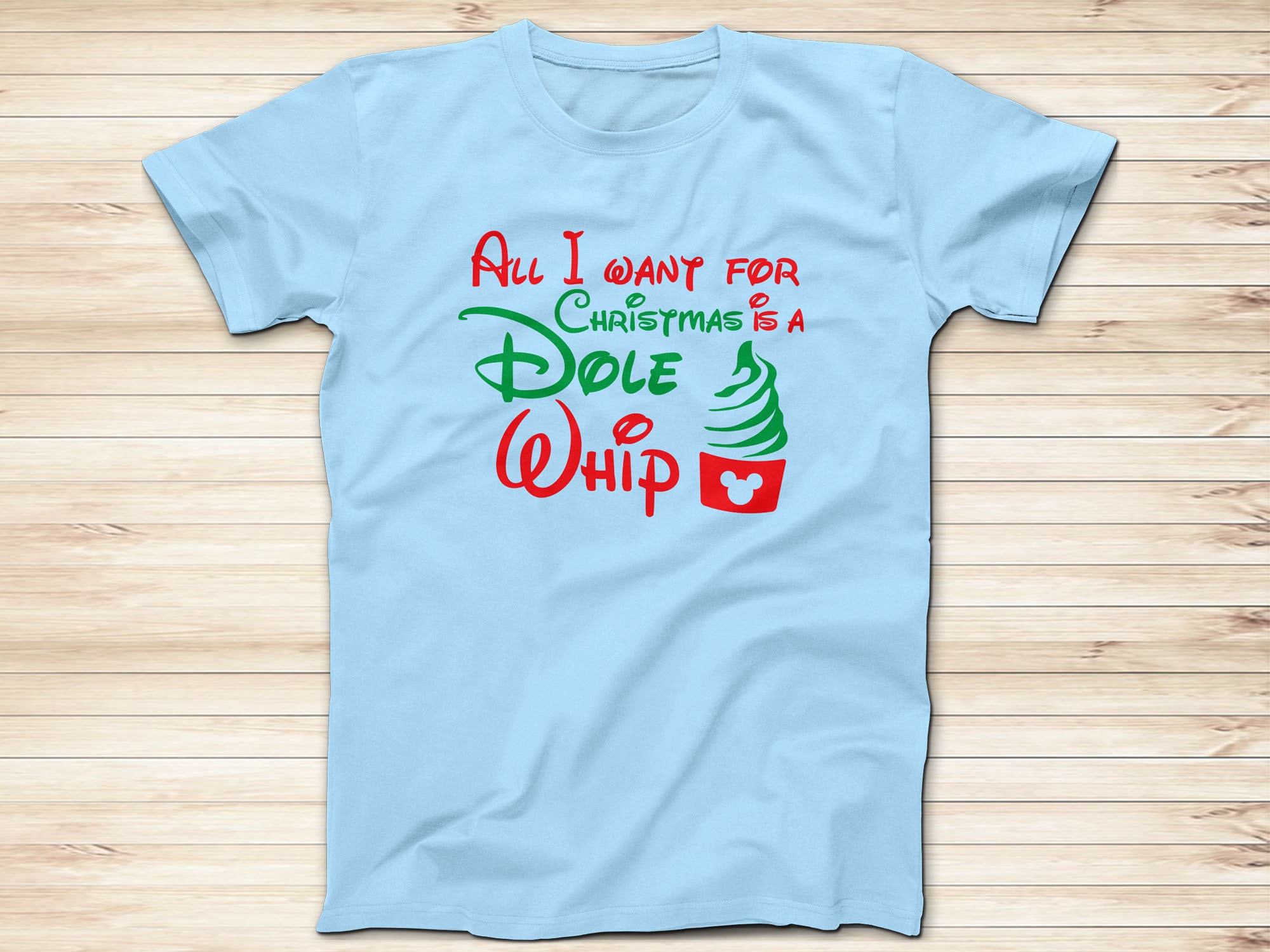 Todo lo que quiero para Navidad es una camisa de viaje de Disney Dole Whip, camisa  de Disney Snack, camisa para adultos y niños, camisa de manga corta, camisas  de viaje de, image size:2000x1500