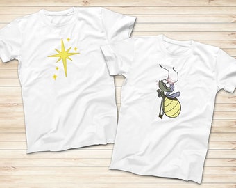 Princess and the Frog Shirt: Firefly Ray & Evangeline Cartoon