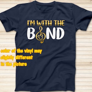 I&#39;m With The Band, Disney Mickey Music Note Shirt, Music Disney Shirts, Short Sleeve Shirt, Disneyland Vacation Shirts, Disney Trip Shirt