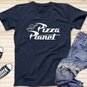 Pizza Planet T-Shirt, Toy Story Disney Inspired Adult and Kids Shirt, Short Sleeve Shirt, Disneyland Vacation Shirts, Disney Trip Shirt