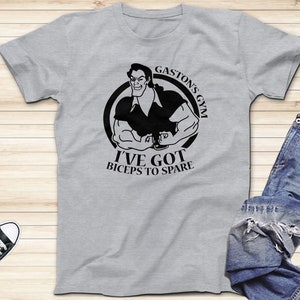I&#39;Ve Got Biceps To Spare T-Shirt, Beauty and the Beast Gaston Disney T-Shirt, Vacation Shirt, Couples Shirt, Gaston&#39;s Gym Gift, Family Shirt