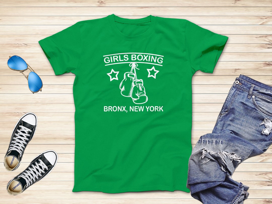SUBCULTURE BOXING GIRL T-SHIRT SAX 2 新品 Girls Boxing T-shirt Tee Top Friends Rachel Green Retro Vintage