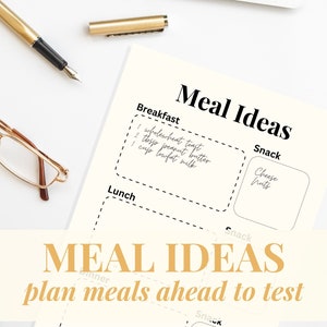 Gestational Diabetes Tracker Printables, Tracking Logs, Meal Planning ...