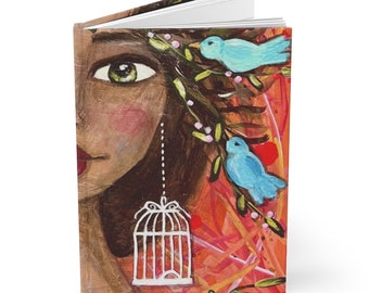 Hardcover Journal Matte - BIRDCAGE