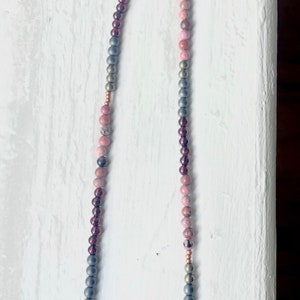 Gemstone Necklace, Crystal Necklace, Layering Necklace image 2