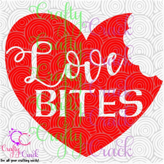 Download Love Bites SVG DXF PNG Digital Download for Silhouette | Etsy