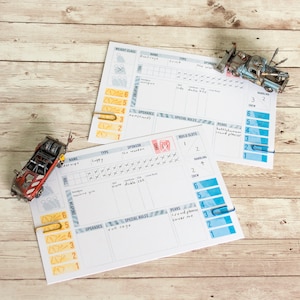 Gaslands Vehicle Dashboard Cards - set of 10, A5 printed cards