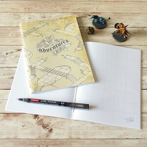 Dungeon Map A5 Dungeons & Dragons journal - tabletop role playing game notebook, geek gift