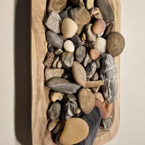 Tumbling or Polishing Rocks, 2lb lot, mixed sizes, handpicked from Homochitto River Banks Raw form