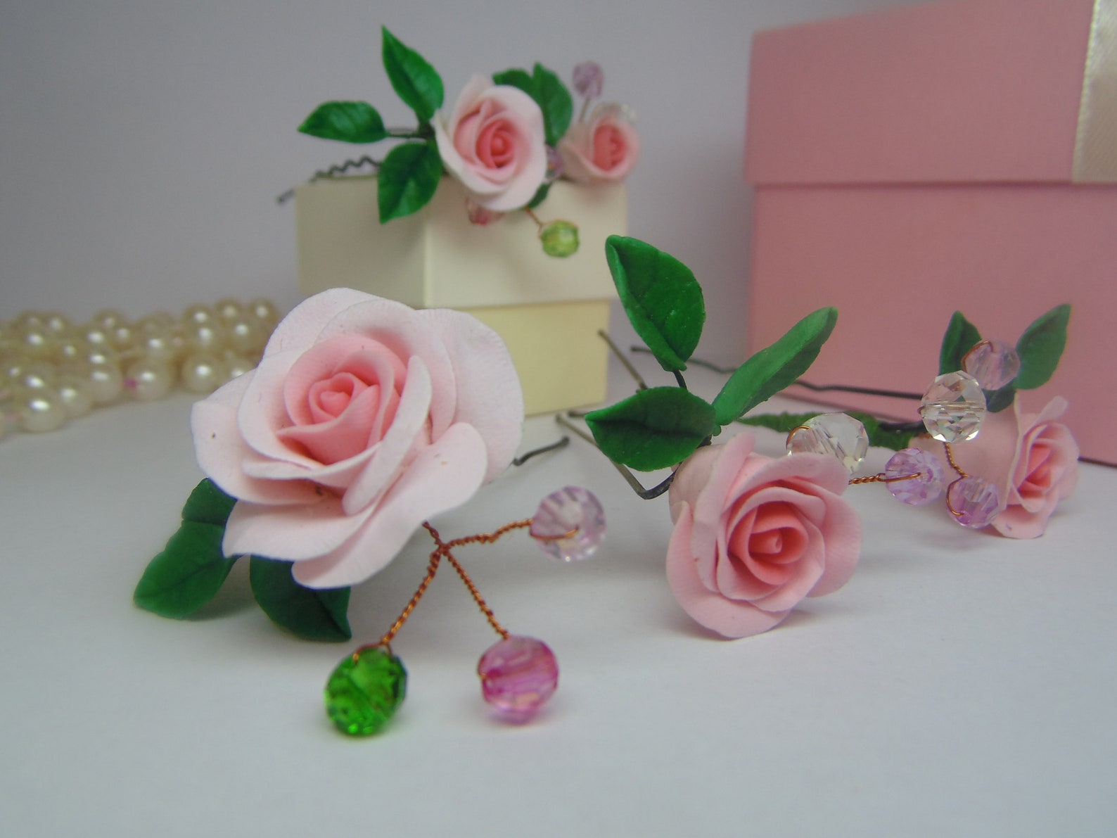 Pink Hair Pin Pink Rose Pin Rose Hair Pin Flower Hair Pins Etsy