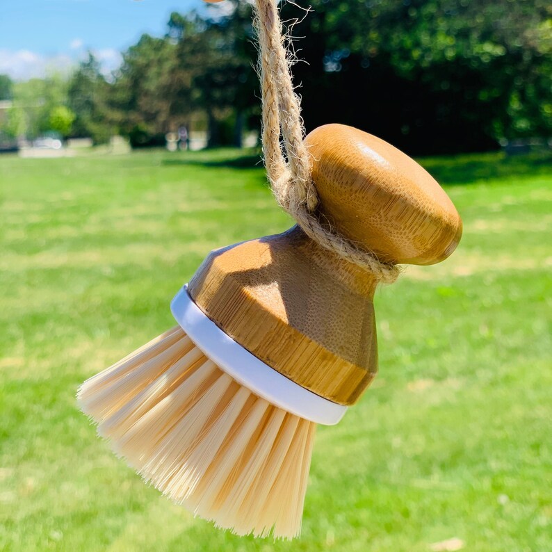 Zero Waste Scrub Brush Eco Friendly Kitchen Brush Wood With Etsy