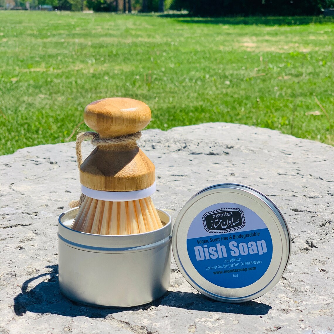 Solid DISH Soap BAR in a tin Zero Waste VEGAN Dish Soap Etsy