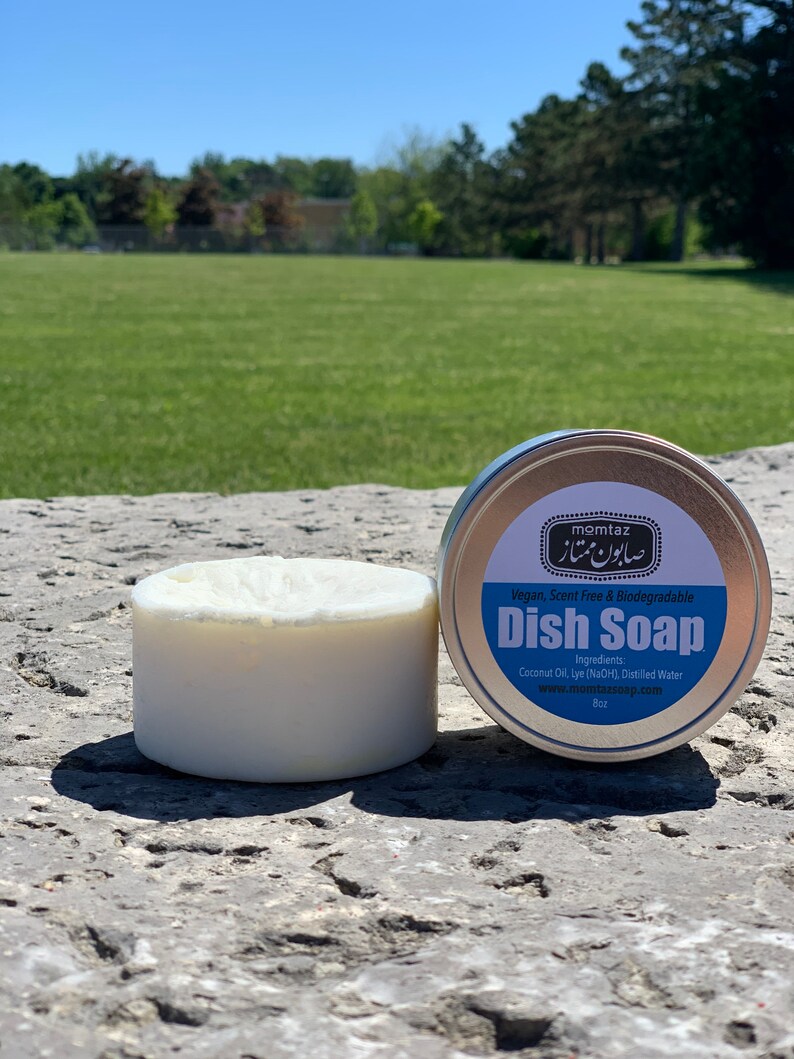 REFILL Solid DISH Soap Zero Waste VEGAN Dish Soap Natural Etsy