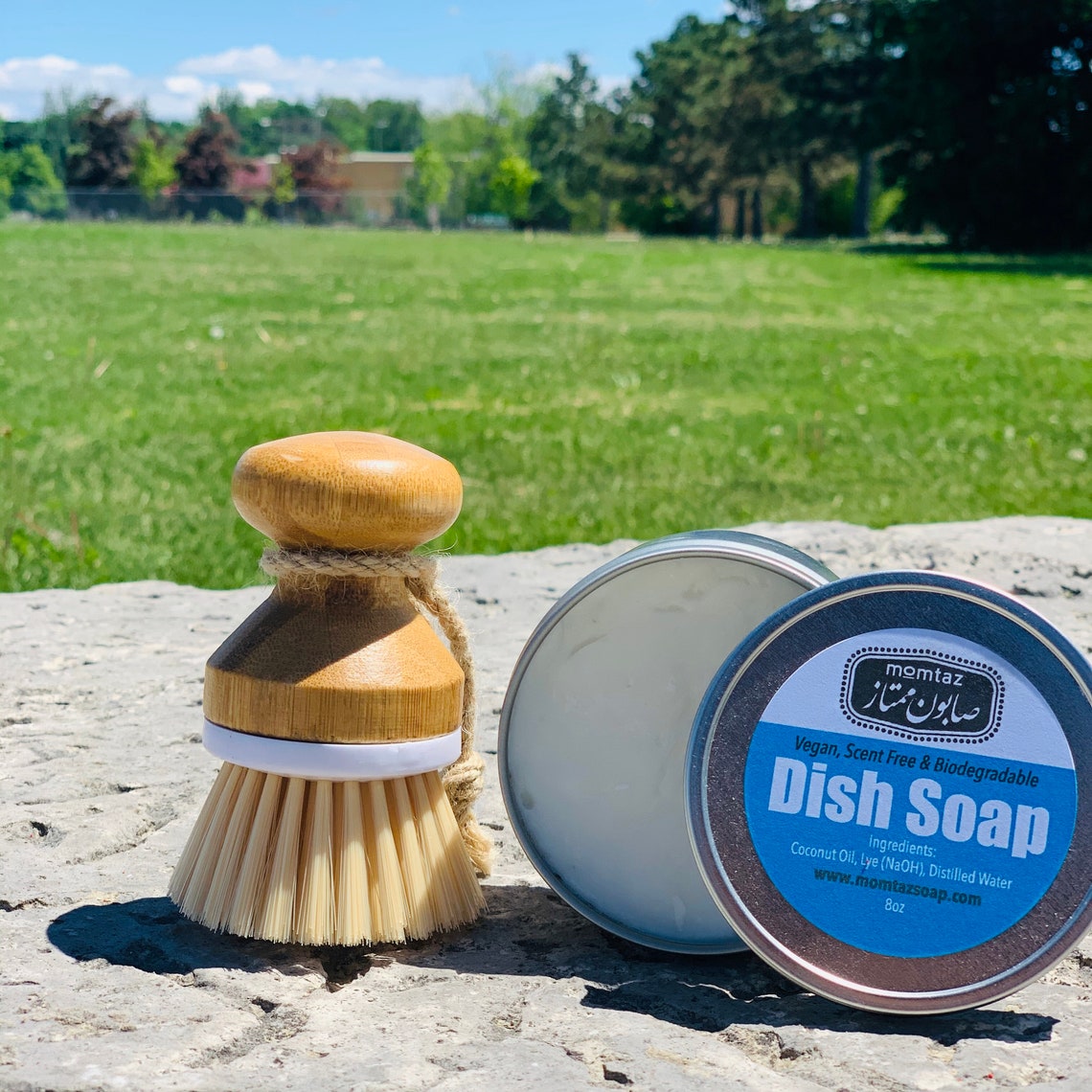 Solid DISH Soap BAR in a tin Zero Waste VEGAN Dish Soap Etsy