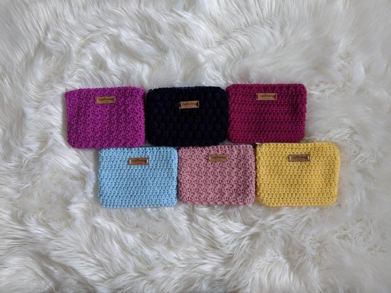 crochet zipper pouch