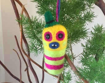 Mr. Dinkles Needle Felted Ornament