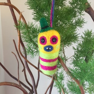 Mr. Dinkles Needle Felted Ornament