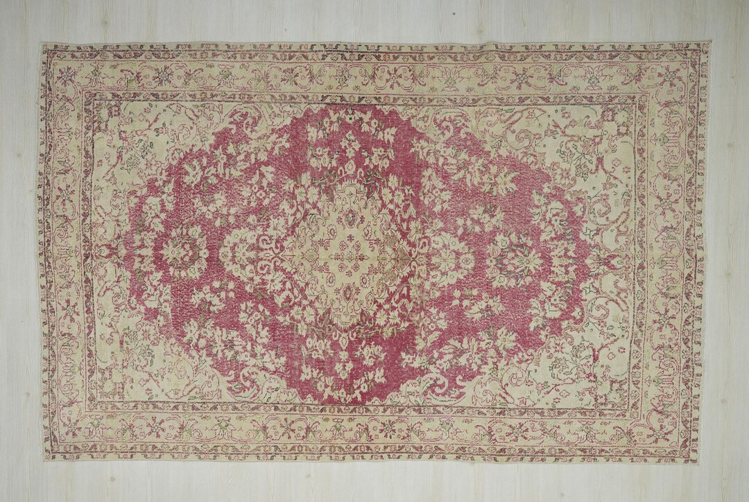 acohug＊ Oushak rug メダリオン　トルコラグ　86×58 377446-1_ymnv9ikh6jw4zt8y.jpg