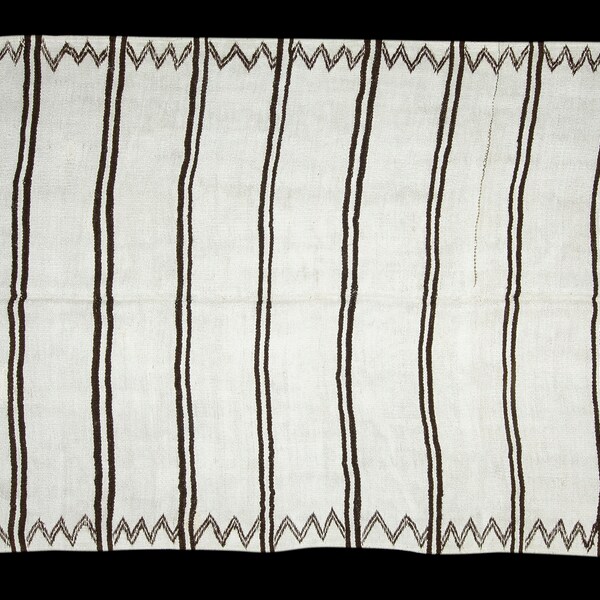 Black and White Kilim Rug Etsy