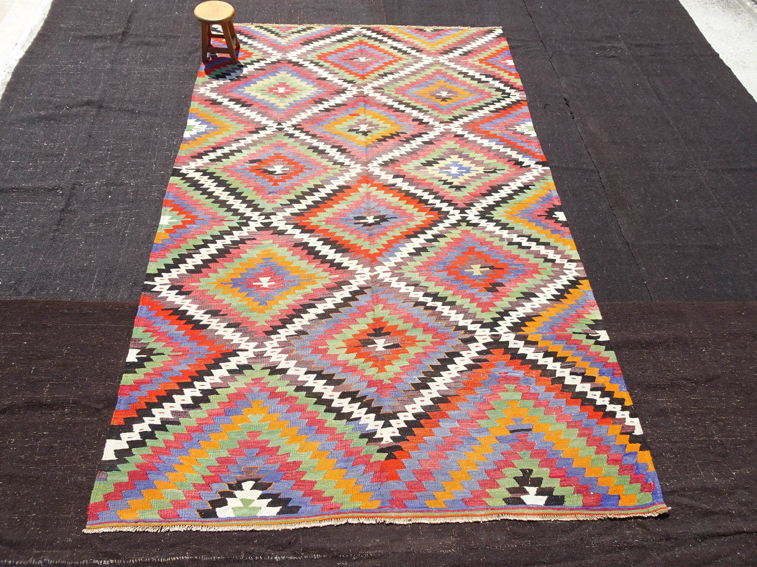 Large Kilim Rug 7x 112 Feet Oversize Kilim Rug Etsy