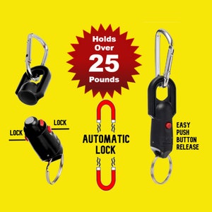 Augoing Keychain,Key Ring Clip for Men,Universal Key Chain Hook with Quick  Release,Heavy Duty Key Chain for Car Keys,Carabiner without Spring Inside.