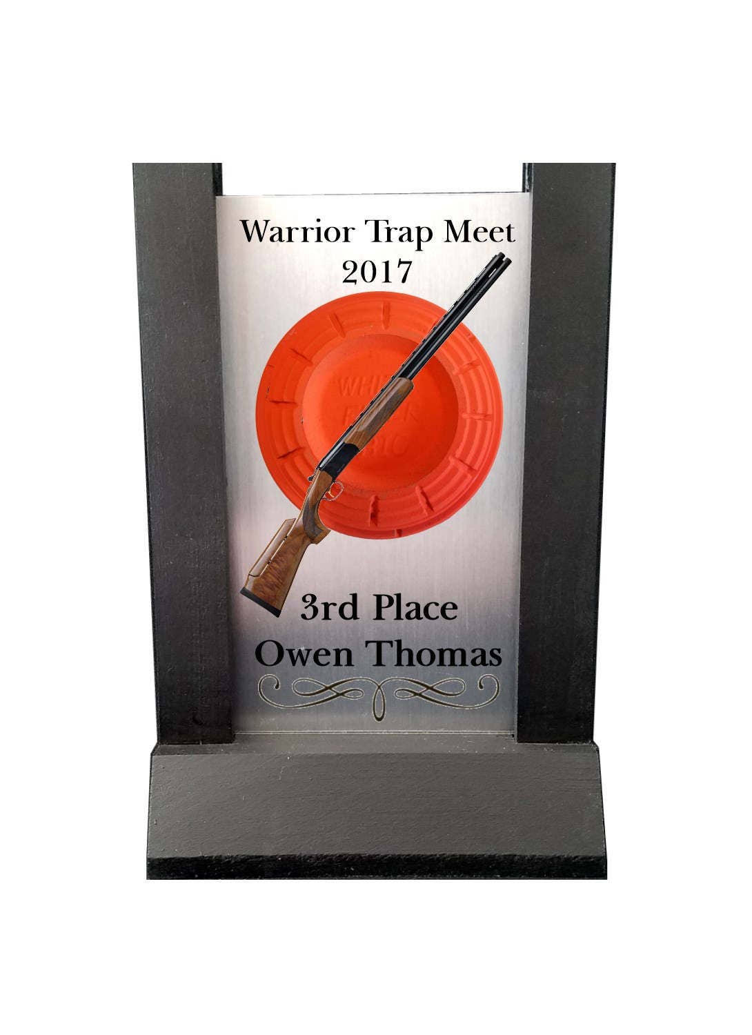 Trapshooting Custom Black Desktop Trophy Award 5 x Etsy