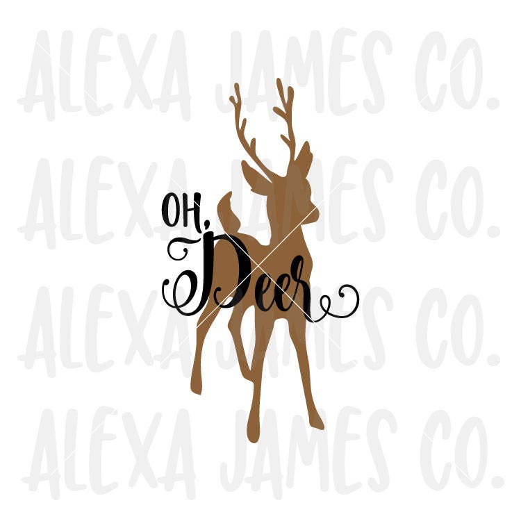 Download Oh Deer Antlers SVG Little Deer svg SVG Cut File Baby Boy ...