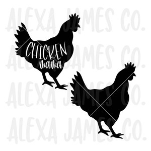 Download Crazy Chicken Lady Svg Cut File Etsy
