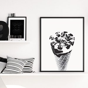 Kitchen Art, Kitchen Decor, Kitchen Print, Black and White, Art For Kitchen, Kitchen Sign, Scandinavian, Kitchen Wall Art, Digital Print