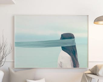 Scandinavian Poster Print - Minimalist Nordic Wall Art, Modern Abstract Geometric Home Office Decor (Digital Download)