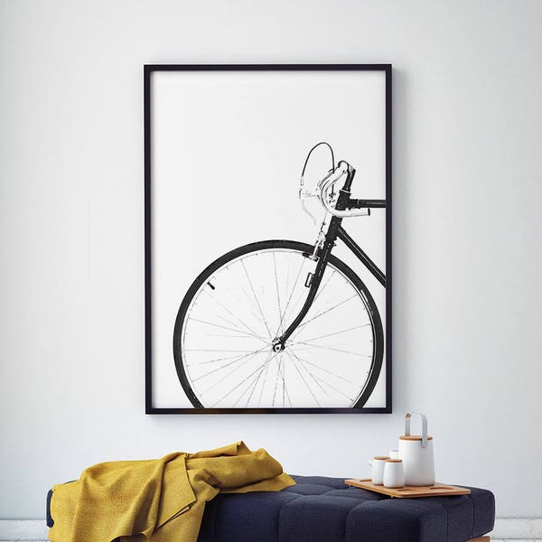 Cycling poster, bicycle poster, bike print, bicycle wall art, bicycle art, bicycle art posters, cyclist gift, bike gift, printable wall art