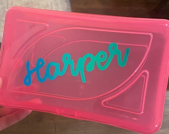 Holographic Personalized Name Sticker, Custom Decal