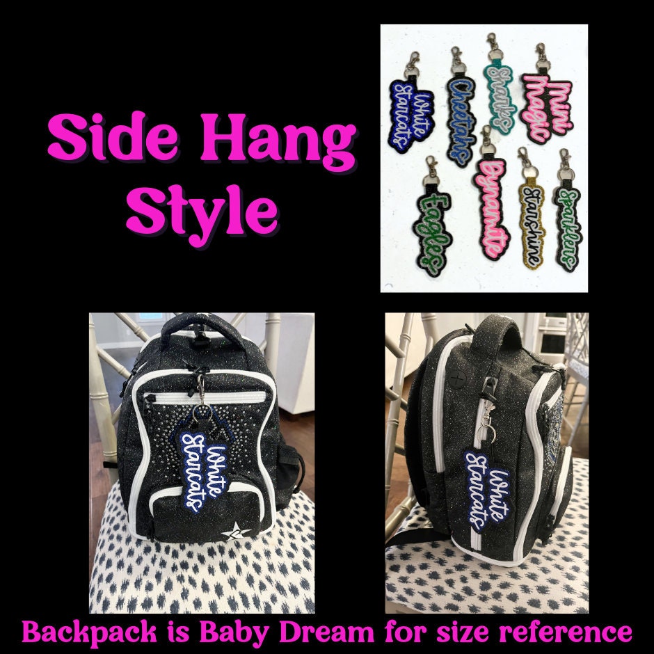 Glitter Cheer Tag Available, Backpack Team Name Glitter All Star Elite Tag Personalized Season Customizable