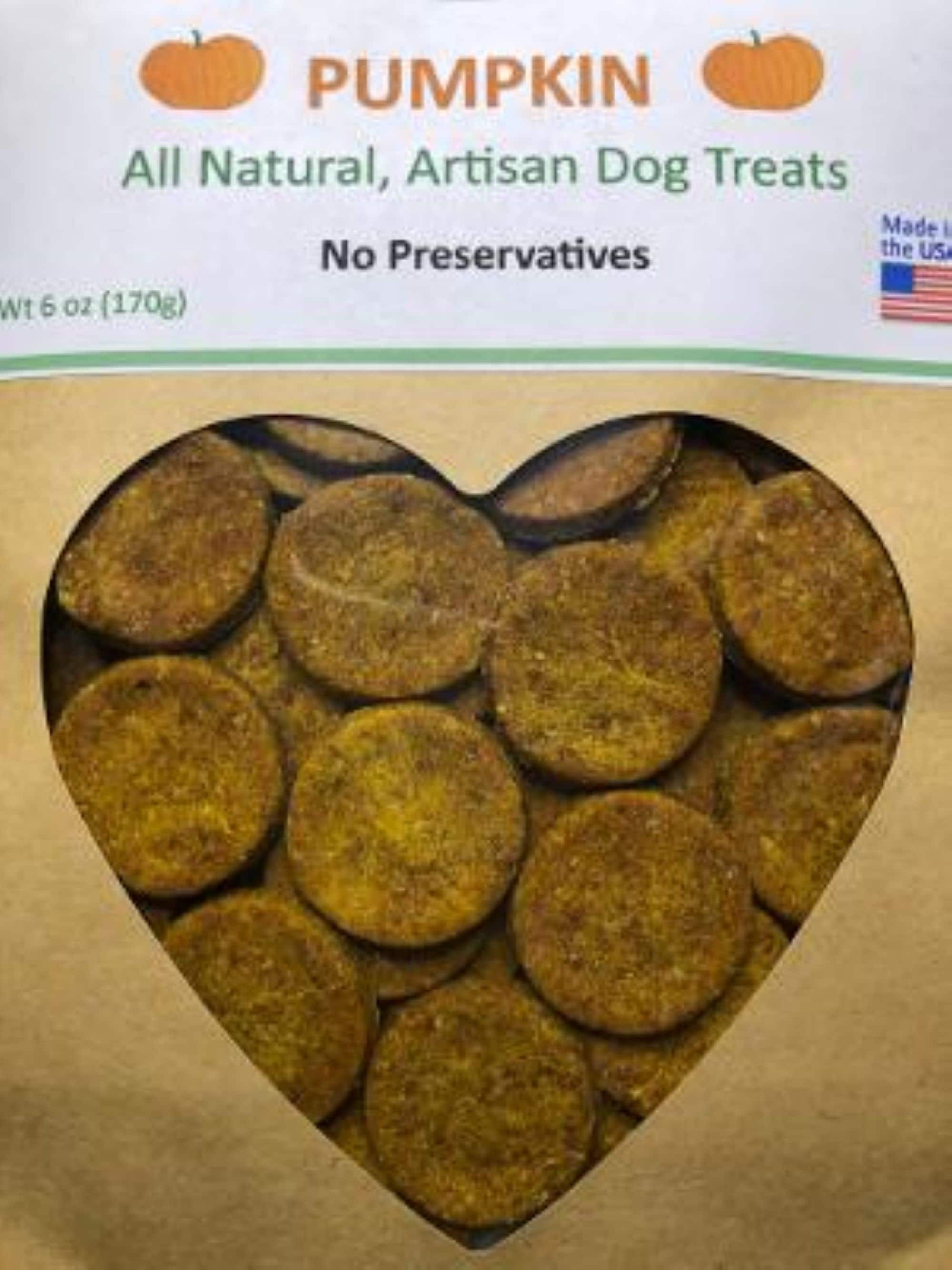 Pumpkin Dog Treats Grainfree Organic Ingredients With Turmeric Home