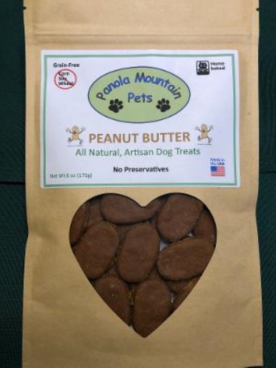 Peanut Butter Dog Treats:  Grain-free;  Organic ingredients; with turmeric; Home baked; Human-grade